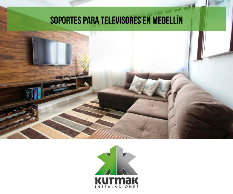 Dónde conseguir soportes para televisores en Medellín