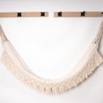 Hamaca en algodón con bordado macramé 4