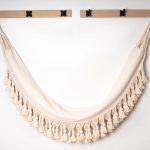 Hamaca en algodón con bordado macramé 7