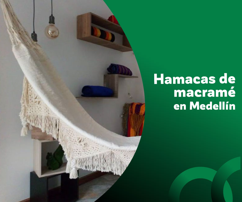 Hamacas de macramé en Medellín: tendencia